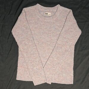SO Beand - Multicolor with Shimmer Knit Pullover - GIRLS L (10/12)
